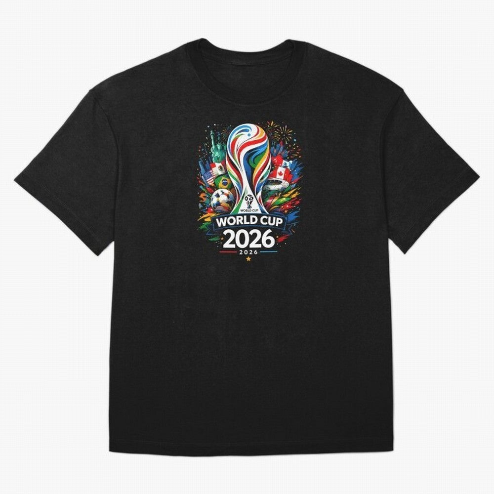 World Cup 2026, Soccer Fan, Football Tournament Classic T-Shirt Join Supporters Worldwide for FIFA World Cup 2026 USA Canada Mexico for Fans of Messi and Brazil, Portugal and Argentina, Bringing Classic Soccer Heritage, Championship Pressure, Fan