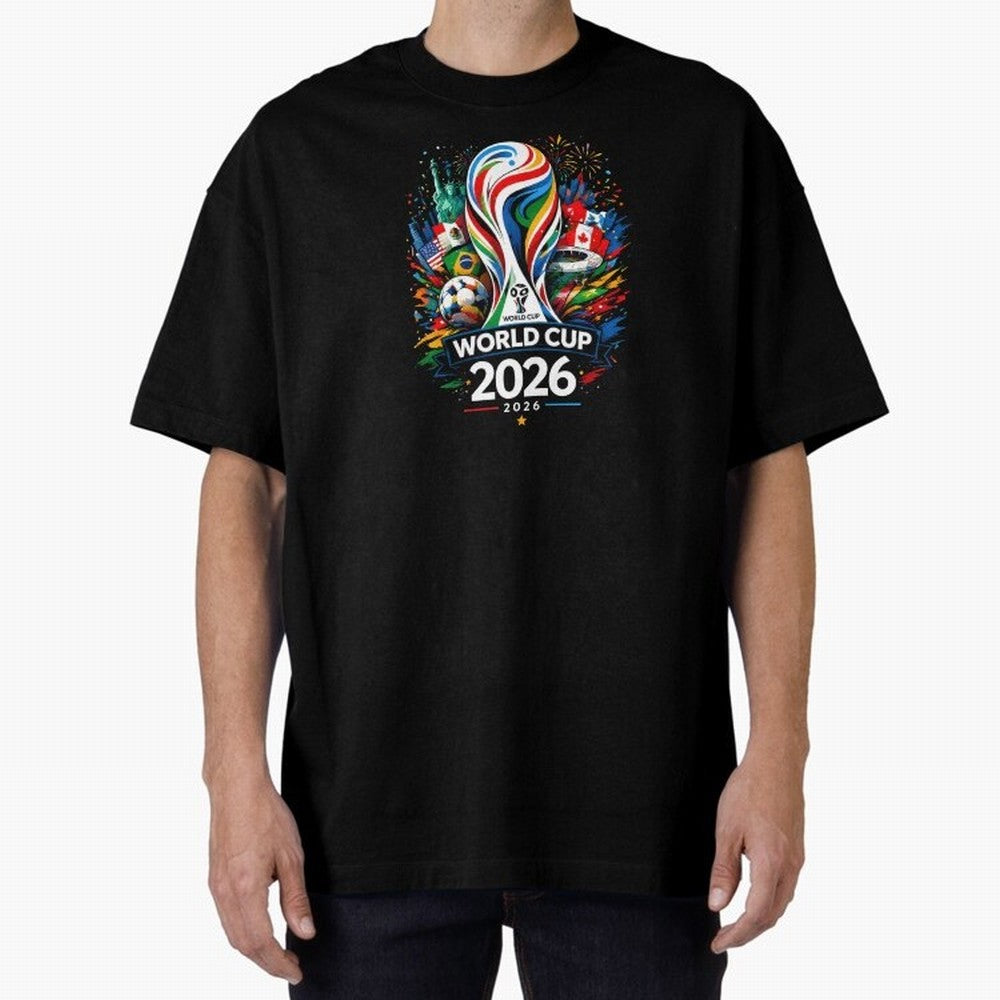 World Cup 2026, Soccer Fan, Football Tournament Classic T-Shirt Join Supporters Worldwide for FIFA World Cup 2026 USA Canada Mexico for Fans of Messi and Brazil, Portugal and Argentina, Bringing Classic Soccer Heritage, Championship Pressure, Fan