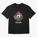 United Americas Classic T-Shirt Celebrate Soccer Greatness during Match Day Hype around FIFA World Cup 2026 Group Stage, Cristiano Ronaldo, Spain, Global Supporter Spirit, Legendary Goals, National Colors and Tournament Celebration; Ideal for