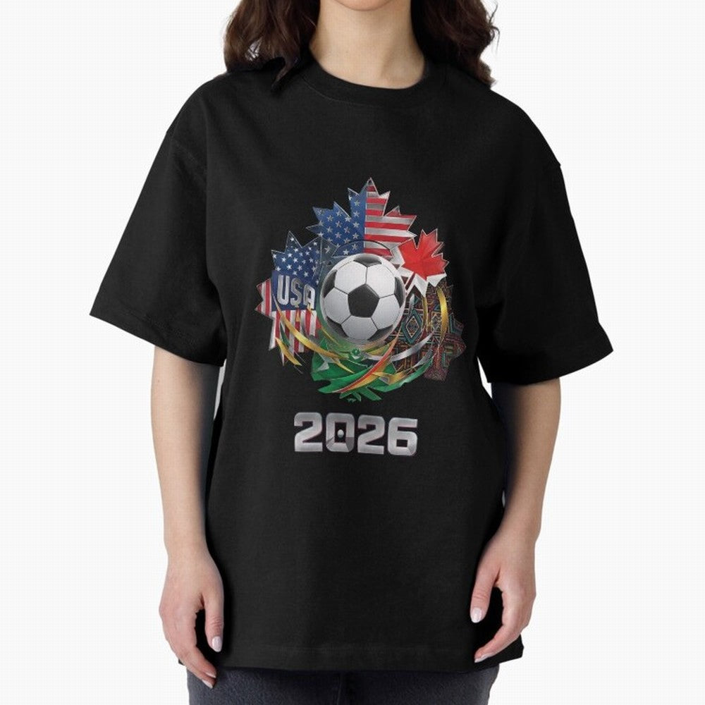United Americas Classic T-Shirt Celebrate Soccer Greatness during Match Day Hype around FIFA World Cup 2026 Group Stage, Cristiano Ronaldo, Spain, Global Supporter Spirit, Legendary Goals, National Colors and Tournament Celebration; Ideal for