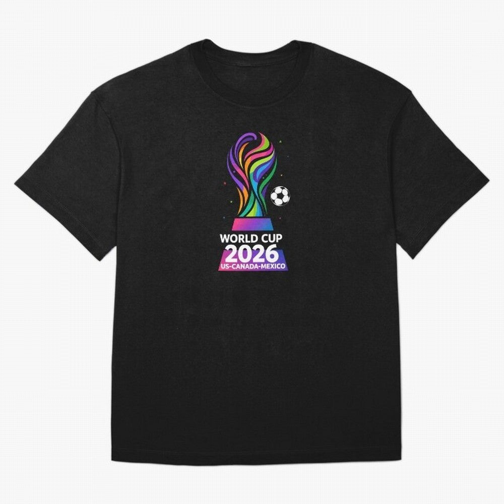 World Cup 2026 US-Canada-Mexico Soccer Trophy Classic T-Shirt Celebrate Global Passion for FIFA World Cup 2026 Spirit, Highlighting Brazil, Cristiano Ronaldo, Haaland and CR7, Worldwide Fan Energy, Dramatic Goals, Stadium Lights and Championship