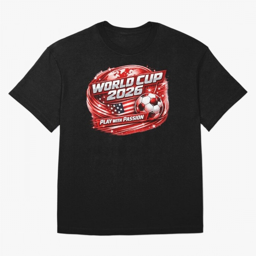 World Cup 2026 Classic T-Shirt Cheer for Match Day Hype around FIFA World Cup 2026, Messi and Cristiano Ronaldo, Brazil, Sports Nostalgia, International Competition, Famous Players and Unforgettable Victories; Great for Supporters Who Love