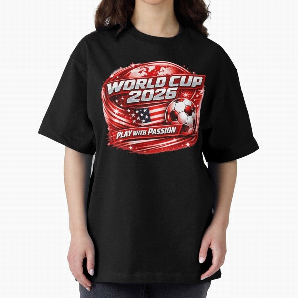 World Cup 2026 Classic T-Shirt Cheer for Match Day Hype around FIFA World Cup 2026, Messi and Cristiano Ronaldo, Brazil, Sports Nostalgia, International Competition, Famous Players and Unforgettable Victories; Great for Supporters Who Love