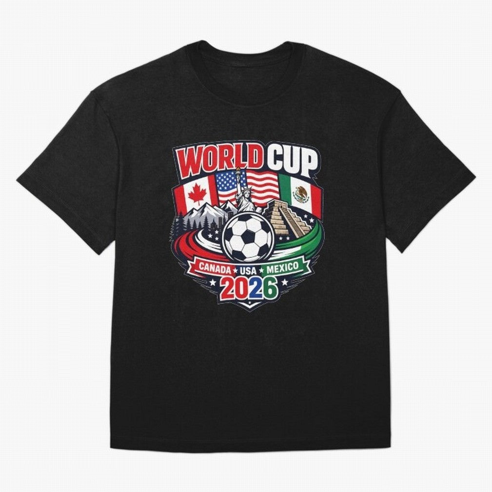 FIFA World Cup 2026 Classic T-Shirt Celebrate the Biggest Stage of the FIFA World Cup 2026 Group Stage Journey through Messi and Cristiano Ronaldo Highlights, Spain Pride, Champion Mindset, Group Stage Buzz, Knockout Tension and Passionate Fan