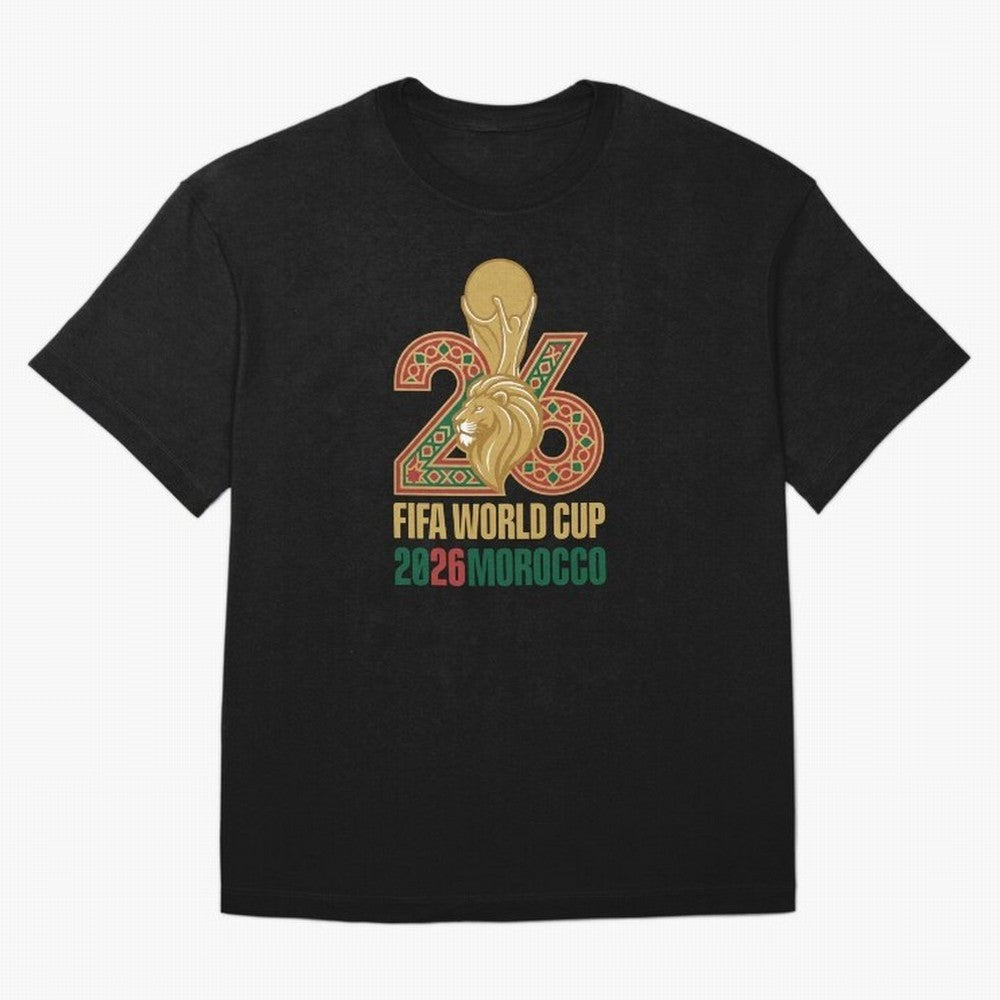 WORLD CUP 2026 MOROCCO Classic T-Shirt Carry the Colors and Pride of FIFA World Cup 2026 Group Stage Spirit, Inspired by Portugal, Messi, CR7 and Mbappe, Classic Soccer Heritage, Championship Pressure, Fan Loyalty and International Pride; Made for