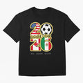 World Cup 2026, Usa Canada Mexico Football Classic T-Shirt Live the Energy of FIFA World Cup 2026 for Fans of Messi and France, Bringing Football Festival Excitement, Trophy Ambitions, Country Rivalries and Star Player Buzz; Perfect for People Who