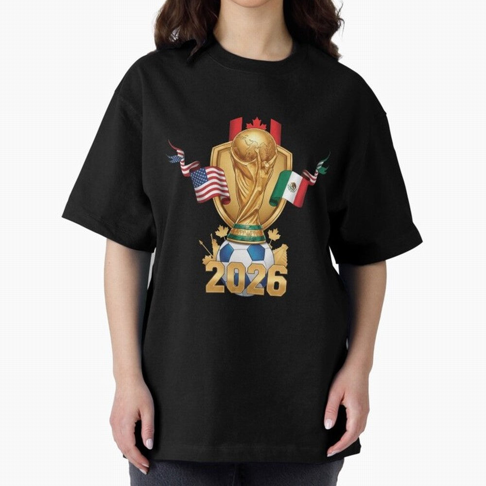 Waves of Victory 2026 Classic T-Shirt Capture Stadium Memories from FIFA World Cup 2026 Spirit, Featuring France, Cristiano Ronaldo, Haaland and CR7, Stadium Chants, National Pride, Trophy Dreams and Unforgettable Football Memories; Ideal for