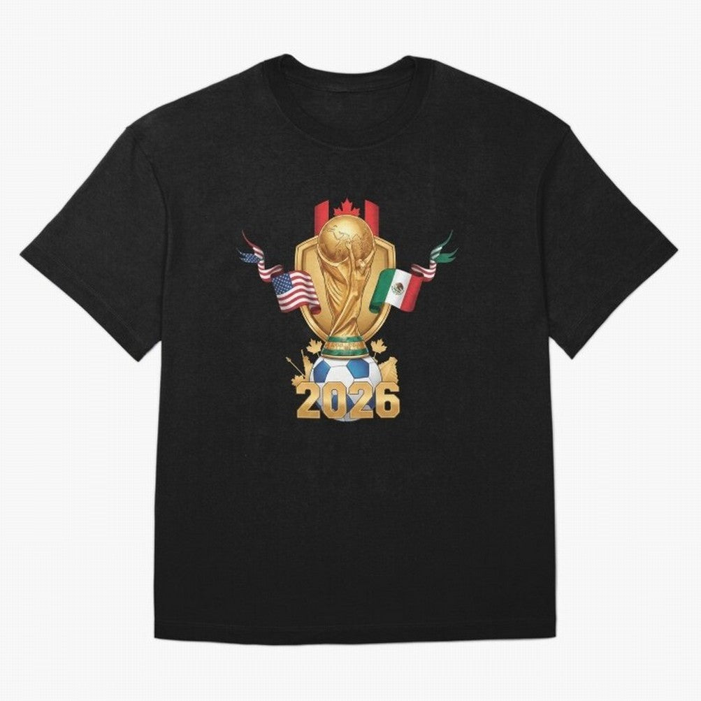 Waves of Victory 2026 Classic T-Shirt Capture Stadium Memories from FIFA World Cup 2026 Spirit, Featuring France, Cristiano Ronaldo, Haaland and CR7, Stadium Chants, National Pride, Trophy Dreams and Unforgettable Football Memories; Ideal for