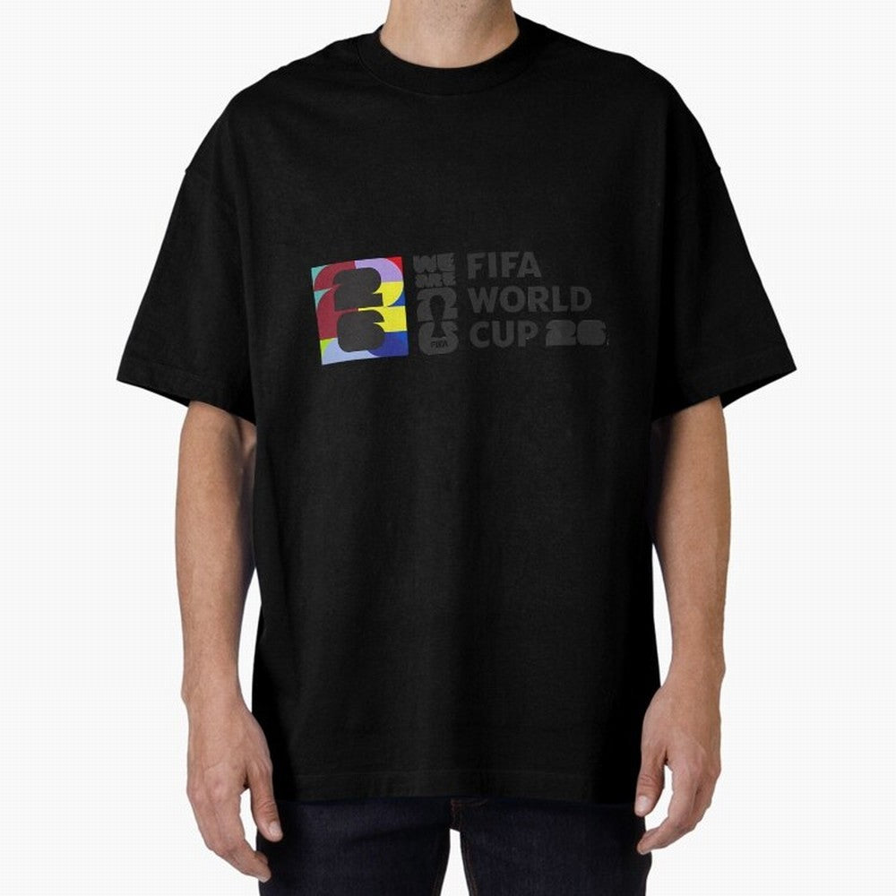 World Cup26 Event Colorblock Classic T-Shirt Refresh FIFA World Cup 2026 Driven by Messi, Neymar and Mbappe, Germany Energy, Sports Nostalgia, International Competition, Famous Players and Unforgettable Victories; Created for Match Day Parties,