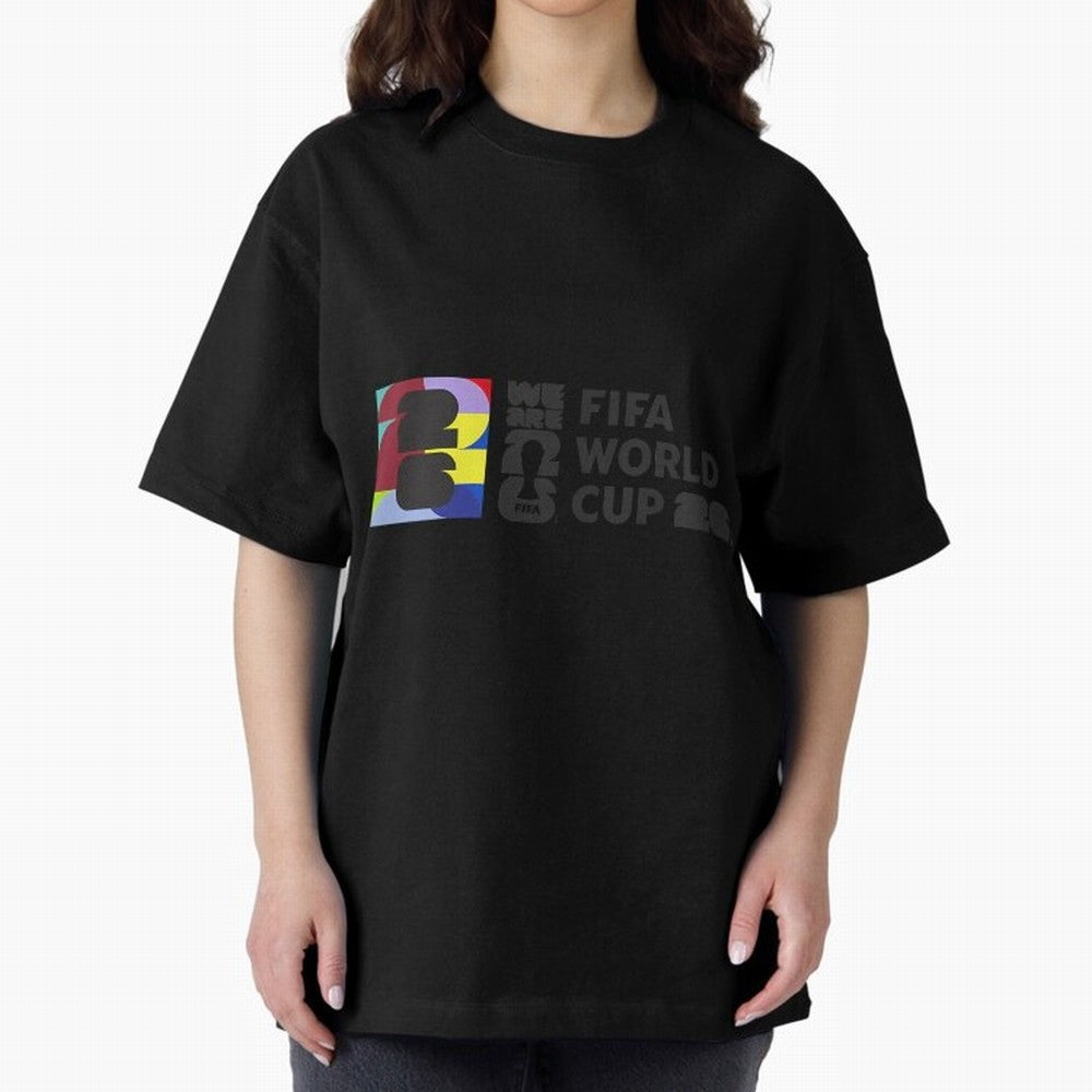 World Cup26 Event Colorblock Classic T-Shirt Refresh FIFA World Cup 2026 Driven by Messi, Neymar and Mbappe, Germany Energy, Sports Nostalgia, International Competition, Famous Players and Unforgettable Victories; Created for Match Day Parties,