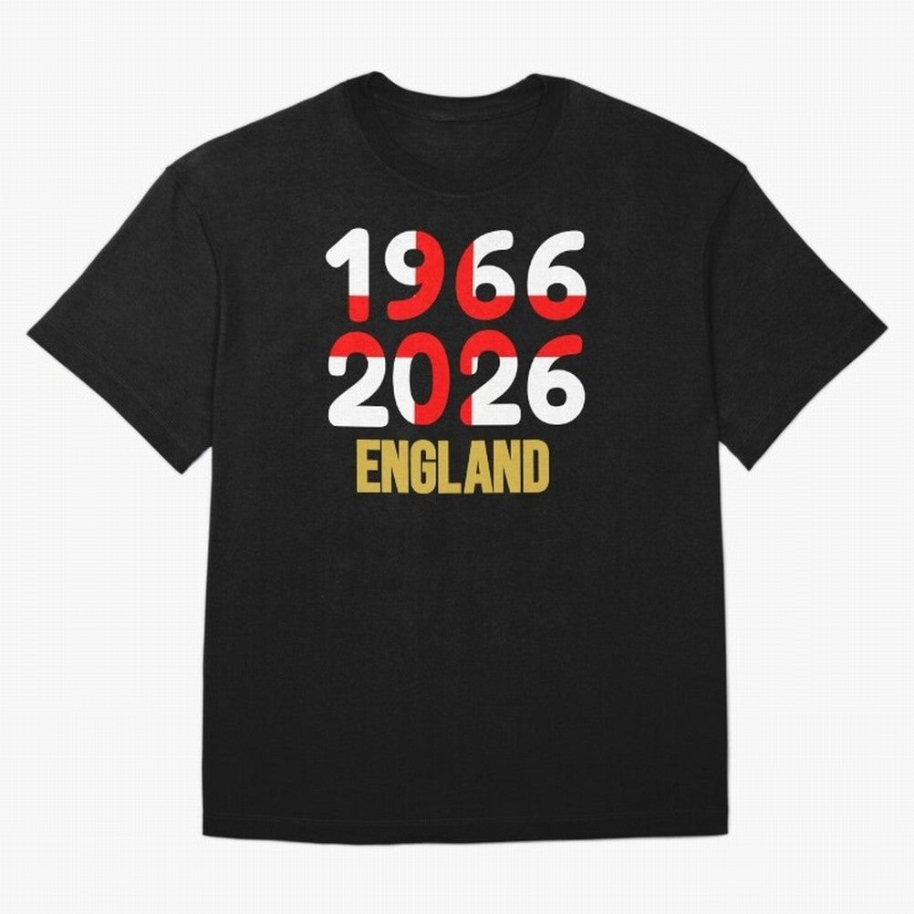 England 1966/2026 Classic T-Shirt Bring Champion Energy into the FIFA World Cup 2026 Group Stage Journey through Messi, Neymar and Mbappe Highlights, France Pride, Stadium Memories, Football Loyalty, International Chants and Championship Tradition;