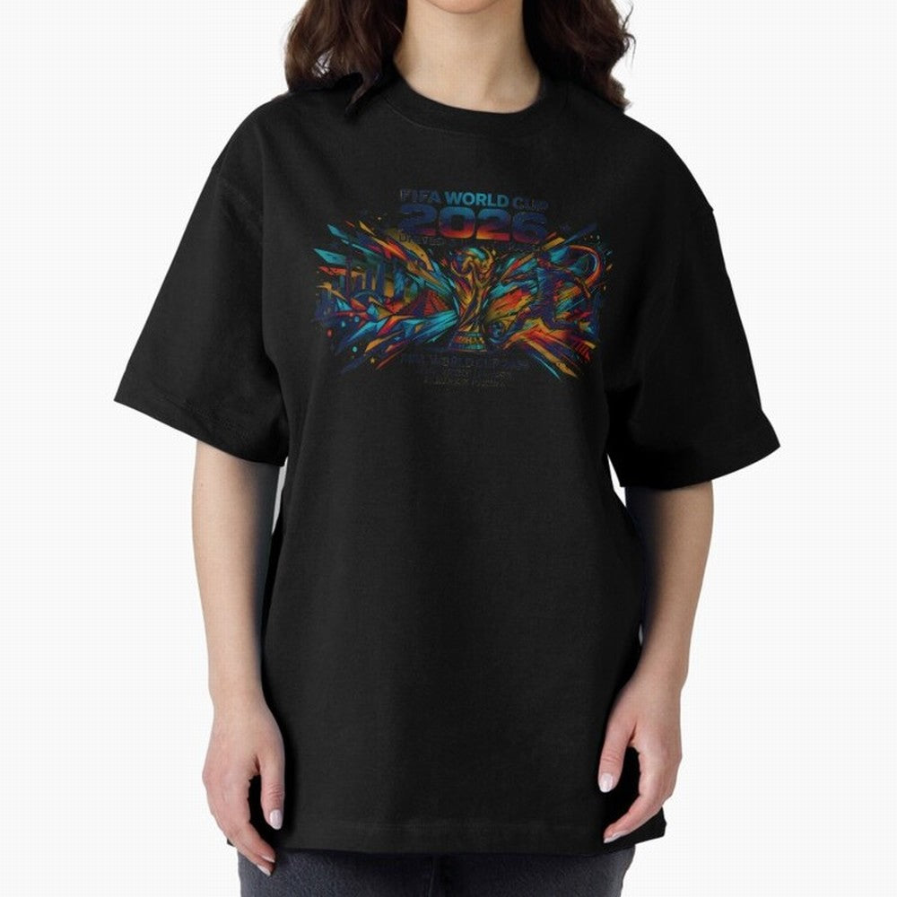 FIFA World Cup 2026 Classic T-Shirt Experience FIFA World Cup 2026 Spirit, Driven by Portugal, Mbappe and Neymar, Retro Football Energy, Iconic Rivalries, Trophy Chase Drama and Stadium Atmosphere; Ideal for Fans Who Follow Messi, Cristiano