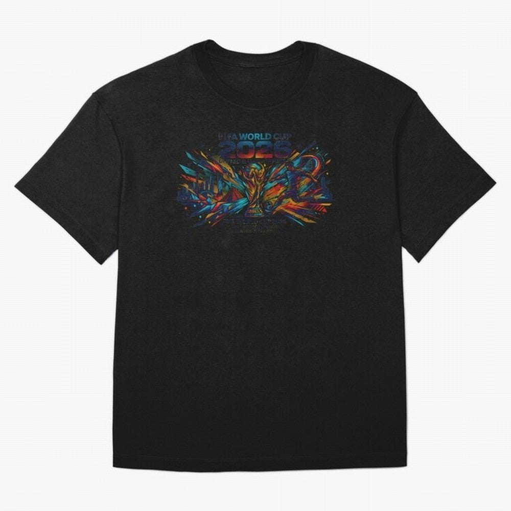 FIFA World Cup 2026 Classic T-Shirt Experience FIFA World Cup 2026 Spirit, Driven by Portugal, Mbappe and Neymar, Retro Football Energy, Iconic Rivalries, Trophy Chase Drama and Stadium Atmosphere; Ideal for Fans Who Follow Messi, Cristiano