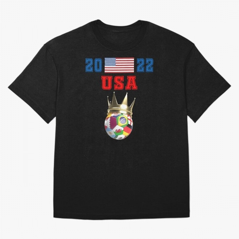 USA world cup jersey 2022 Classic T-Shirt Bring Stadium Energy to FIFA World Cup 2026 Highlighting Messi, Brazil, Portugal and Argentina Energy, Championship Spirit, Famous Goals, Roaring Crowds and International Football Unity; Ideal for