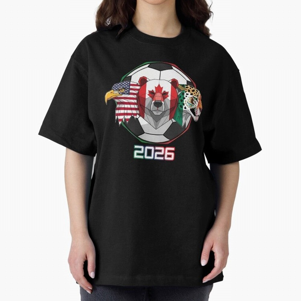 North American Soccer Animals 2026 Classic T-Shirt Live the Energy of the FIFA World Cup 2026 Group Stage Journey through CR7 Highlights, Portugal Pride, Fan Favorite Moments, National Team Passion, Big Match Drama and Soccer History; Perfect for
