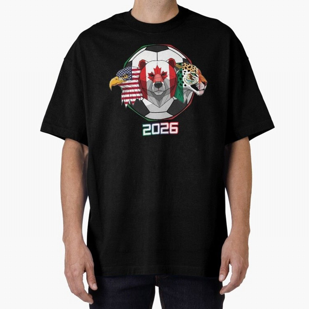 North American Soccer Animals 2026 Classic T-Shirt Live the Energy of the FIFA World Cup 2026 Group Stage Journey through CR7 Highlights, Portugal Pride, Fan Favorite Moments, National Team Passion, Big Match Drama and Soccer History; Perfect for