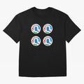 2026 World Soccer Ball Sticker Pack (4 pcs) Classic T-Shirt Relive the Noise and Pride of FIFA World Cup 2026 USA Canada Mexico Spirit, Driven by Argentina, France and Brazil, Neymar, Stadium Memories, Football Loyalty, International Chants and