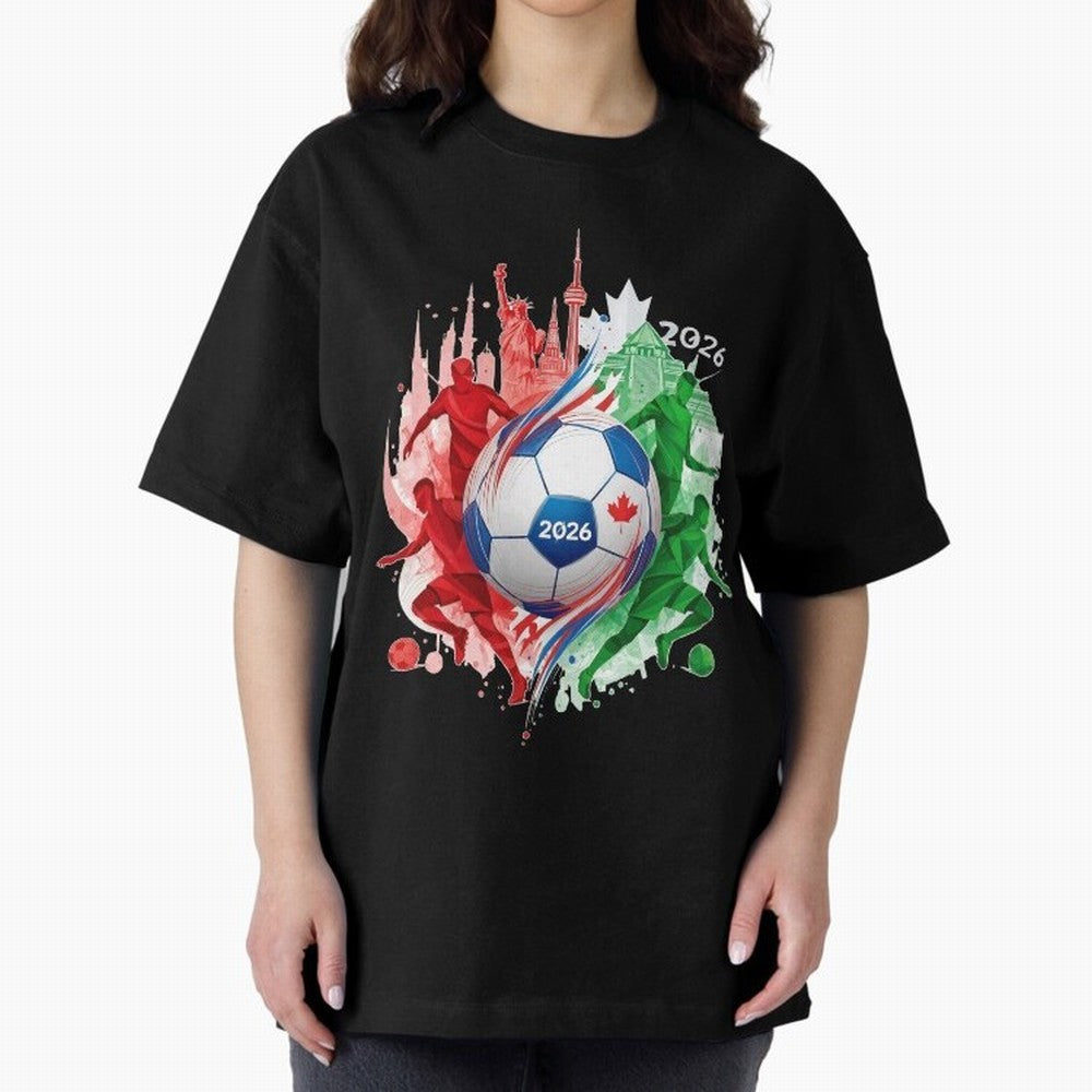 Internation Unity 2026 Classic T-Shirt Wear the Spirit of FIFA World Cup 2026 for Fans of Messi, CR7 and Mbappe and England, France and Netherlands, Bringing Tournament Hype, Historic Matchups, Family Viewing Parties and Global Sports Pride; Ideal