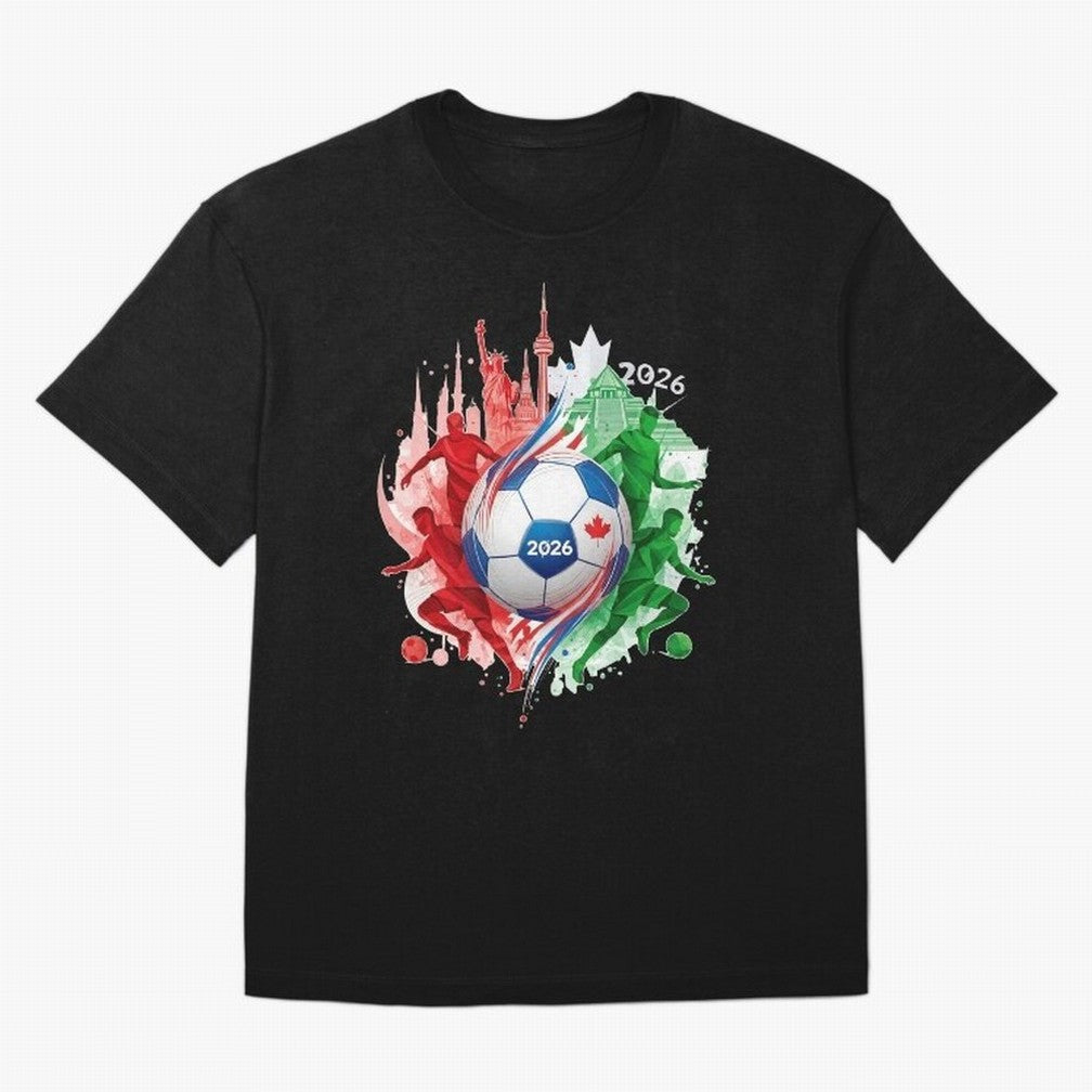 Internation Unity 2026 Classic T-Shirt Wear the Spirit of FIFA World Cup 2026 for Fans of Messi, CR7 and Mbappe and England, France and Netherlands, Bringing Tournament Hype, Historic Matchups, Family Viewing Parties and Global Sports Pride; Ideal