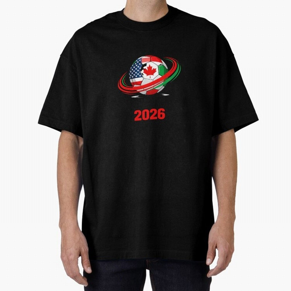 World Cup 2026, Soccer Ball, USA Canada Mexico Football Classic T-Shirt Experience the FIFA World Cup 2026 Group Stage Journey through Messi, Neymar and Mbappe Highlights, Netherlands Pride, Global Supporter Spirit, Legendary Goals, National Colors