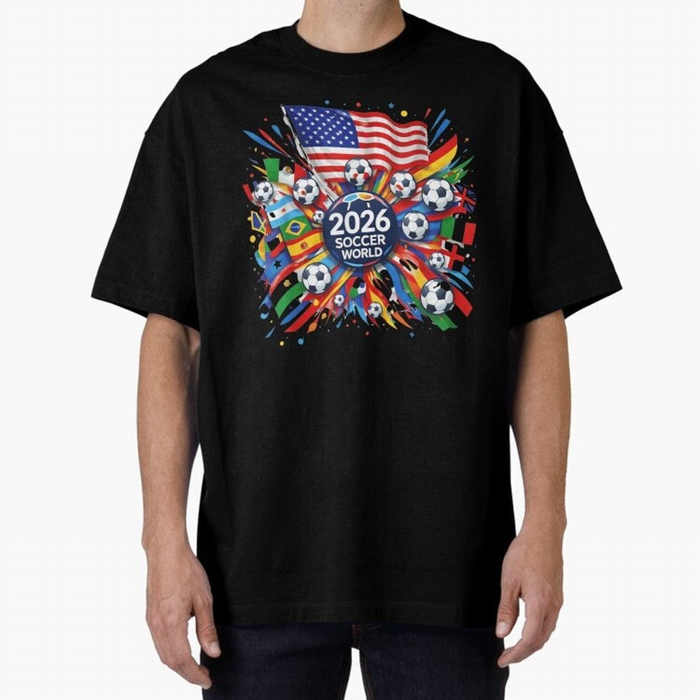 2026 Soccer World Cup United States Mexico Canada Football Championship Tournament Classic T-Shirt Follow the Final Road of the FIFA World Cup 2026 Group Stage Journey through Mbappe and Neymar Highlights, England Pride, Classic Soccer Heritage,