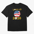 World Cup 2026 USA Soccer Design ¨C Football Fan Graphic T-Shirt Classic T-Shirt Celebrate Soccer Greatness during Global Football Passion for FIFA World Cup 2026, Centered on Neymar, Argentina, Fan Favorite Moments, National Team Passion, Big