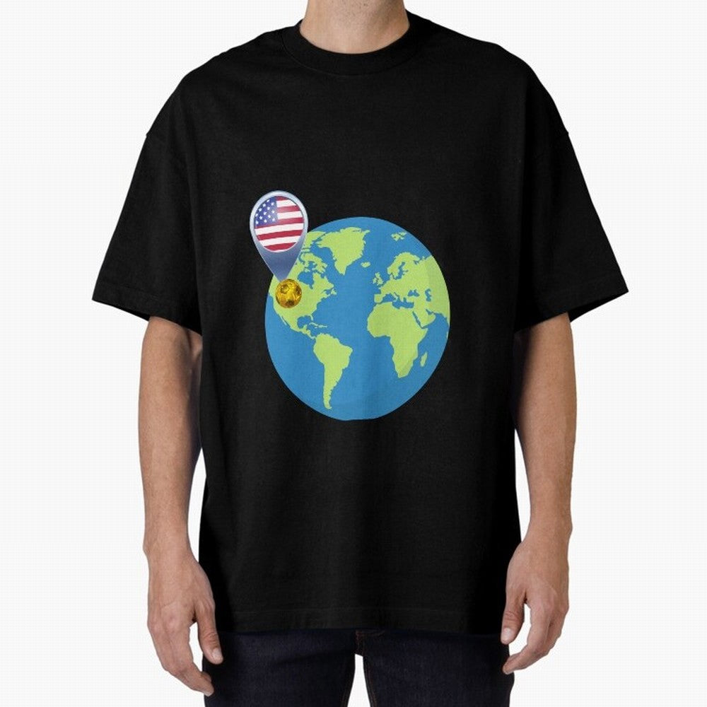 American Spirit World Cup Classic T-Shirt Feel the Trophy Chase of Match Day Hype around FIFA World Cup 2026 Group Stage, Messi, Neymar and Mbappe, Spain, Championship Spirit, Famous Goals, Roaring Crowds and International Football Unity; Ideal for