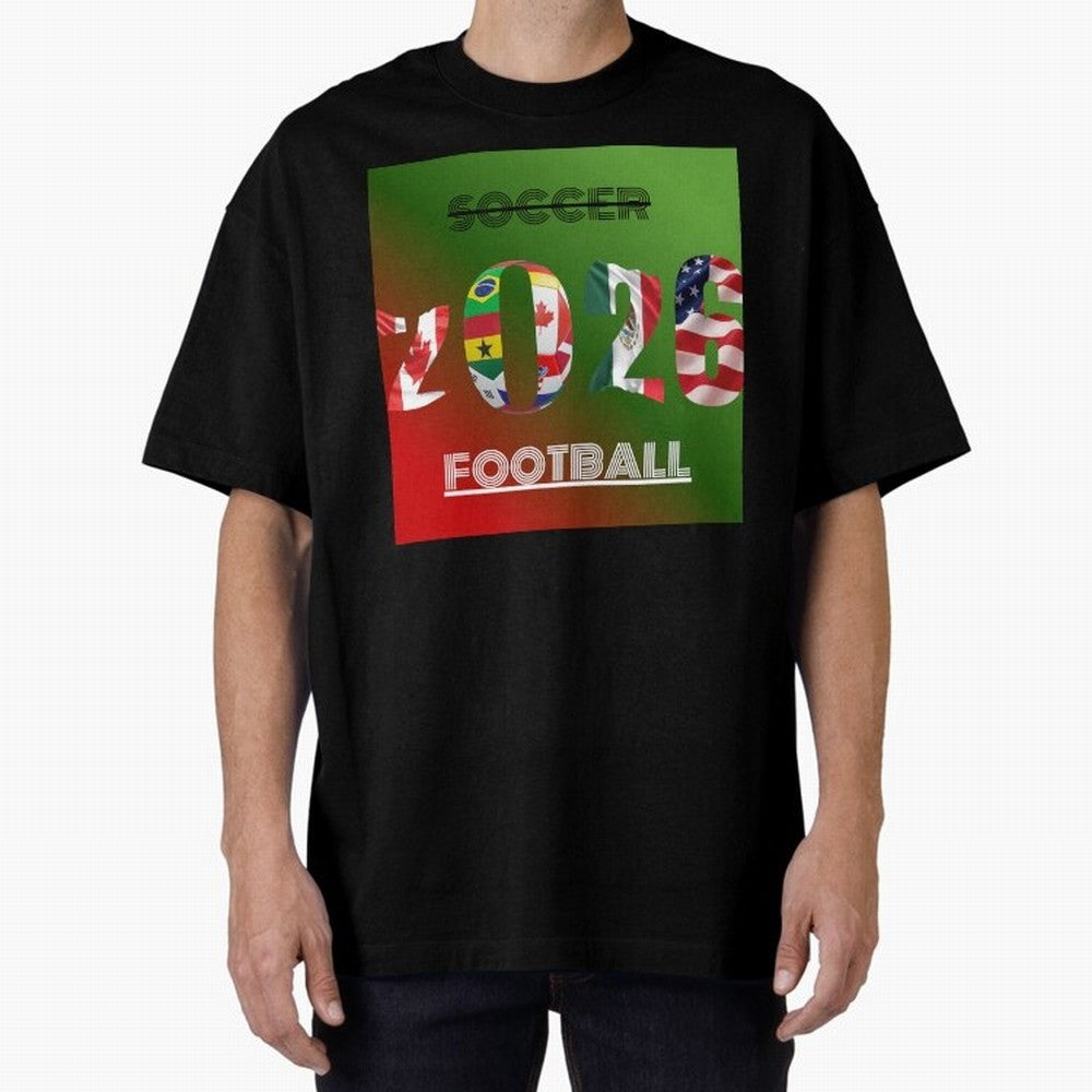 Football Classic T-Shirt Show Passion for the Stars of Match Day Hype around FIFA World Cup 2026 USA Canada Mexico, Messi, CR7 and Mbappe, England, France and Netherlands, Retro Football Energy, Iconic Rivalries, Trophy Chase Drama and Stadium
