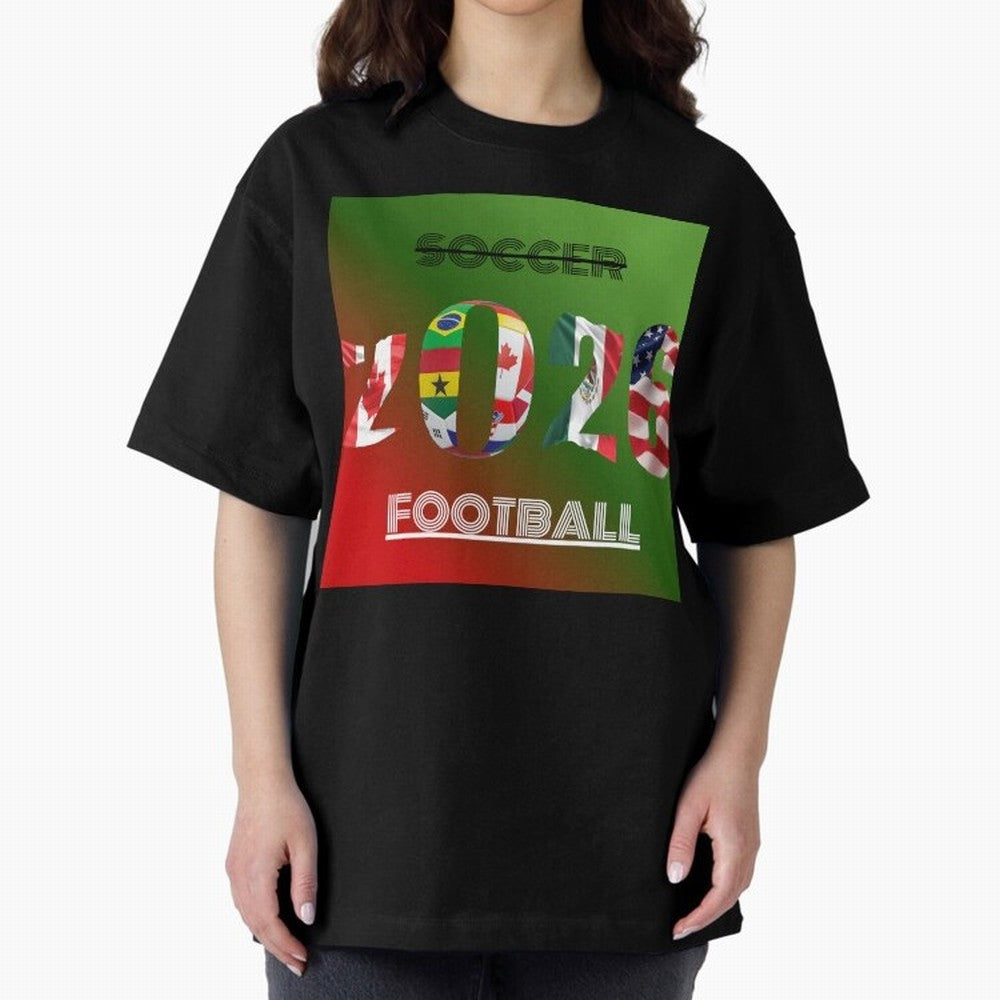 Football Classic T-Shirt Show Passion for the Stars of Match Day Hype around FIFA World Cup 2026 USA Canada Mexico, Messi, CR7 and Mbappe, England, France and Netherlands, Retro Football Energy, Iconic Rivalries, Trophy Chase Drama and Stadium