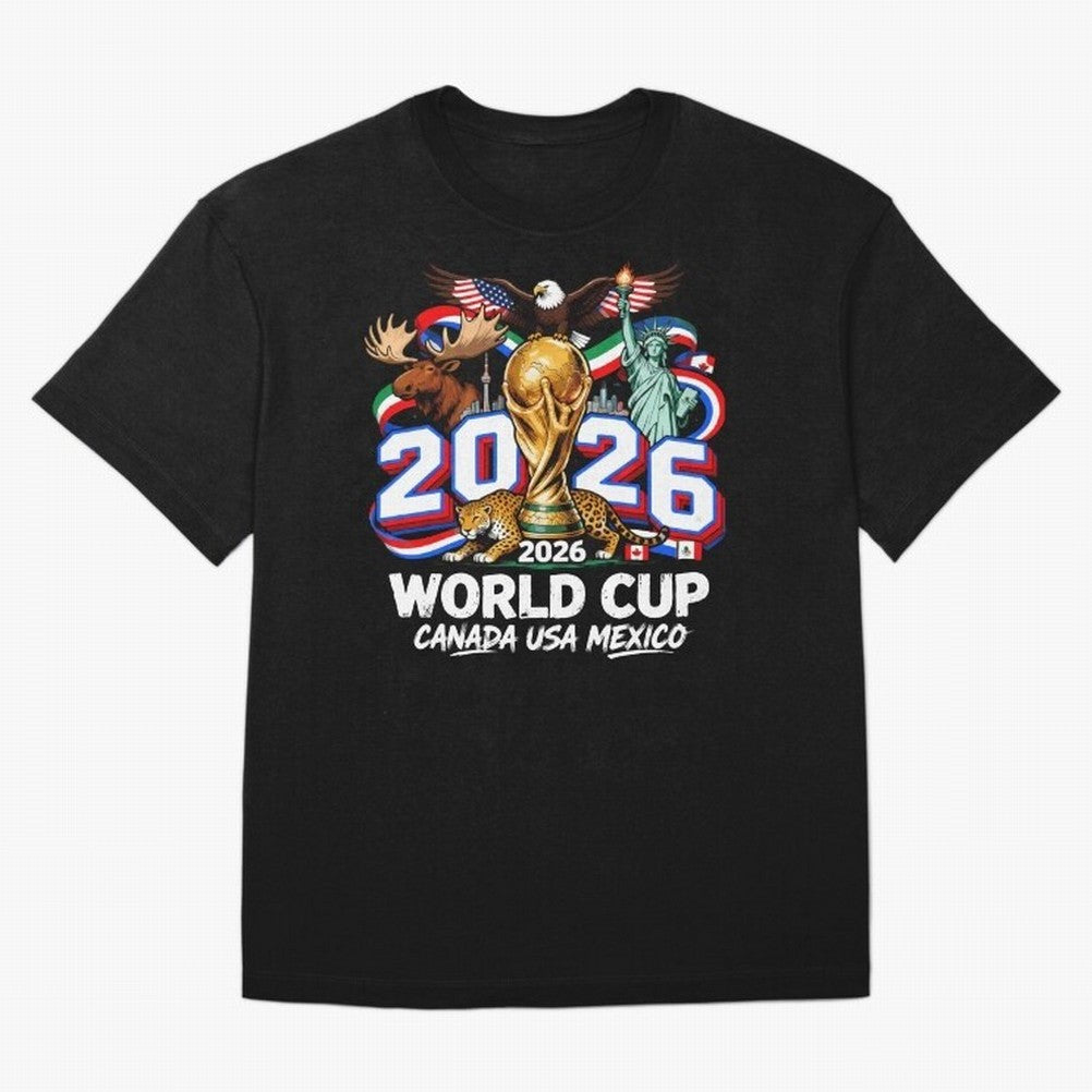 World Cup 2026 Soccer Fan USA Canada Mexico Classic T-Shirt Live the Energy of the FIFA World Cup 2026 Group Stage Journey through Messi and Cristiano Ronaldo Highlights, Spain Pride, Soccer Culture, Superstar Moments, National Team Dreams and