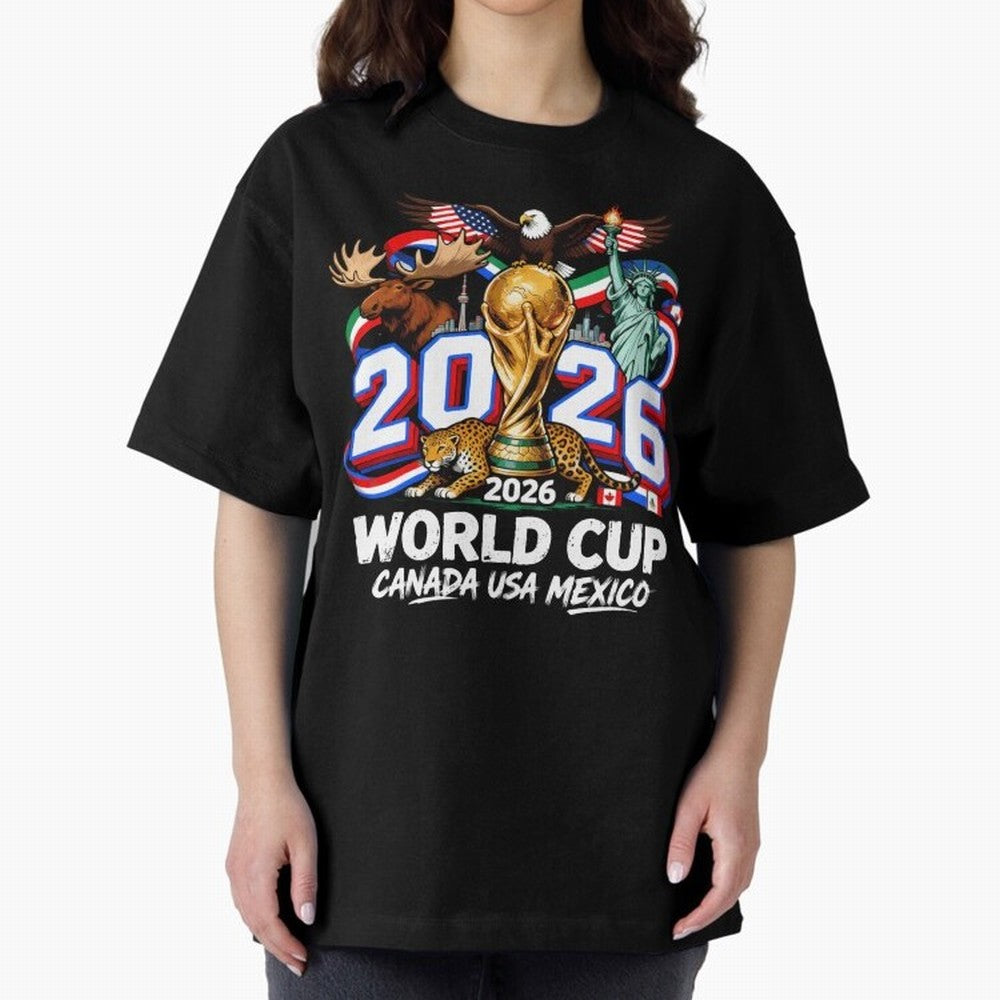 World Cup 2026 Soccer Fan USA Canada Mexico Classic T-Shirt Live the Energy of the FIFA World Cup 2026 Group Stage Journey through Messi and Cristiano Ronaldo Highlights, Spain Pride, Soccer Culture, Superstar Moments, National Team Dreams and