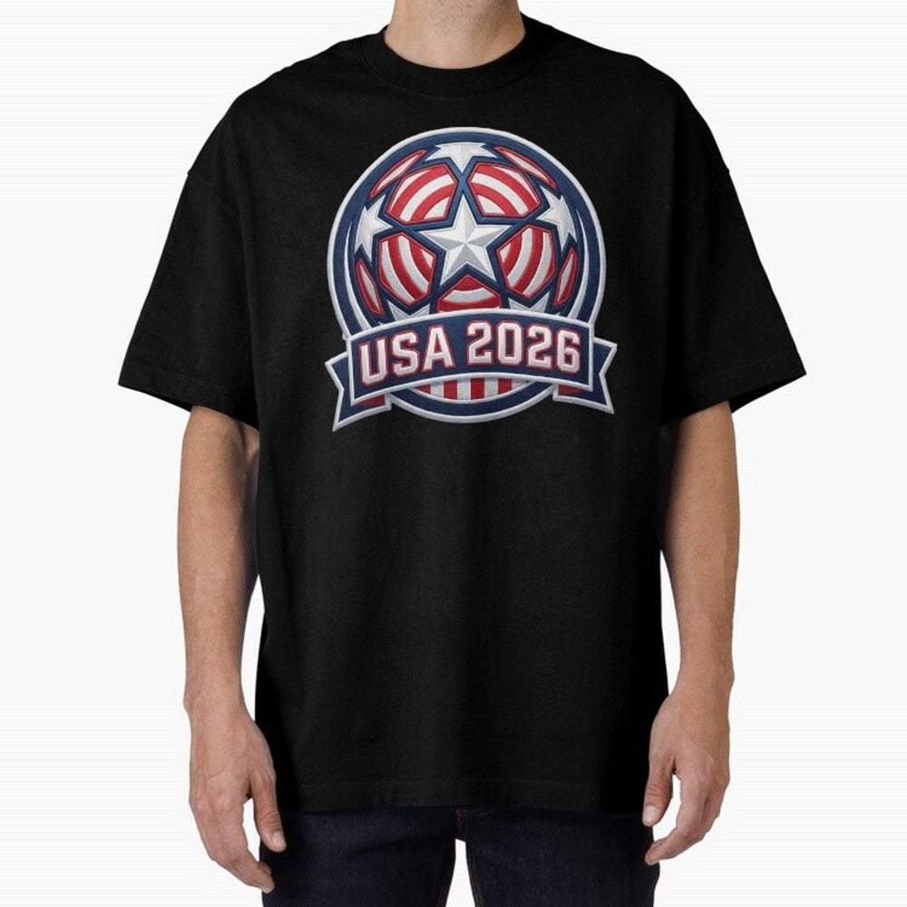 USA 2026 World Cup T-Shirt - Star Spangled Soccer Design - American Host Fan Tee Classic T-Shirt Bring Match Day Fire to FIFA World Cup 2026 Filled with Haaland and Mbappe, England, France and Netherlands Energy, Sports Nostalgia, International