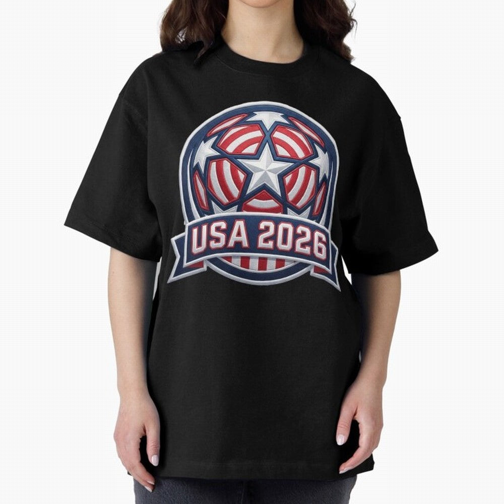 USA 2026 World Cup T-Shirt - Star Spangled Soccer Design - American Host Fan Tee Classic T-Shirt Bring Match Day Fire to FIFA World Cup 2026 Filled with Haaland and Mbappe, England, France and Netherlands Energy, Sports Nostalgia, International