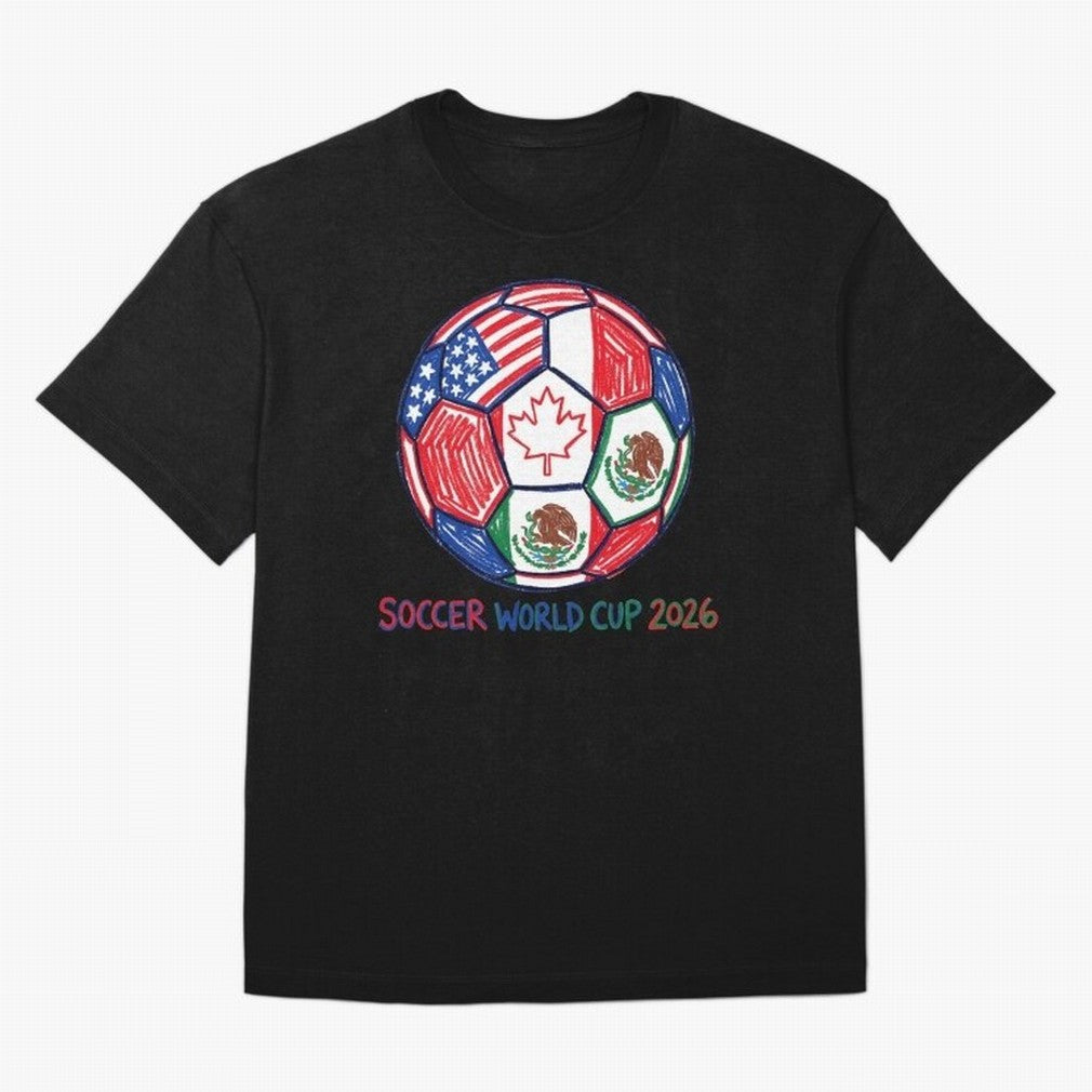 soccer world cup 2026 Classic T-Shirt Bring Match Day Fire to Match Day Hype around FIFA World Cup 2026 USA Canada Mexico, CR7 and Messi, Germany, Soccer Culture, Superstar Moments, National Team Dreams and Competitive Fire; Great for Supporters