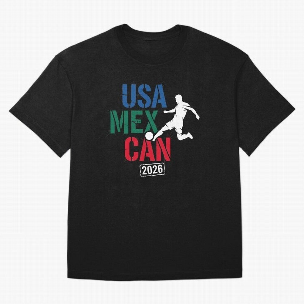 2026 Soccer Player USA Canada Mexico 26 Dark Classic T-Shirt Keep the Legacy of Match Day Hype around FIFA World Cup 2026, Haaland and Mbappe, Spain, Football History, Final Match Energy, Crowd Noise and Once in a Lifetime Moments; Great for