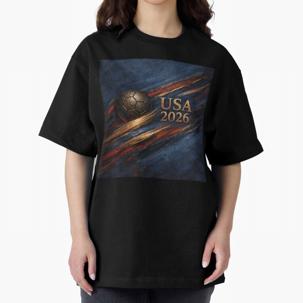 Bronze Inspired USA 2026 Soccer Theme Classic T-Shirt Honor the Beautiful Game during FIFA World Cup 2026 for Fans of Cristiano Ronaldo and Argentina and Brazil, Bringing Football History, Final Match Energy, Crowd Noise and Once in a Lifetime