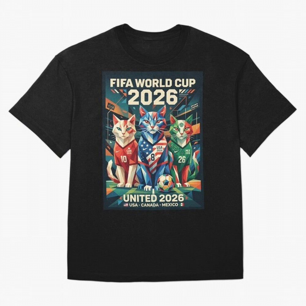 The Cats Football World Cup Classic T-Shirt Stand Proud for FIFA World Cup 2026 USA Canada Mexico for Fans of Neymar, Haaland and Cristiano Ronaldo and Germany, Bringing Game Day Rituals, Football Legends, Country Pride and the Road to the Final;