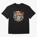 World Football 2026 USA Canada Mexico ¨C Soccer Fan Design Retro Travel Style Classic T-Shirt Join the Global Buzz around Global Football Passion for FIFA World Cup 2026 Group Stage, Celebrating Messi, Neymar and Mbappe, England and Germany,