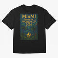 Miami Home of the World Cup 2026 Soccer Fan Poster ¡ª Tropical Art Print Classic T-Shirt Celebrate Fan Favorites in FIFA World Cup 2026 USA Canada Mexico Celebrating Cristiano Ronaldo, Argentina and Brazil Energy, Classic Soccer Heritage,
