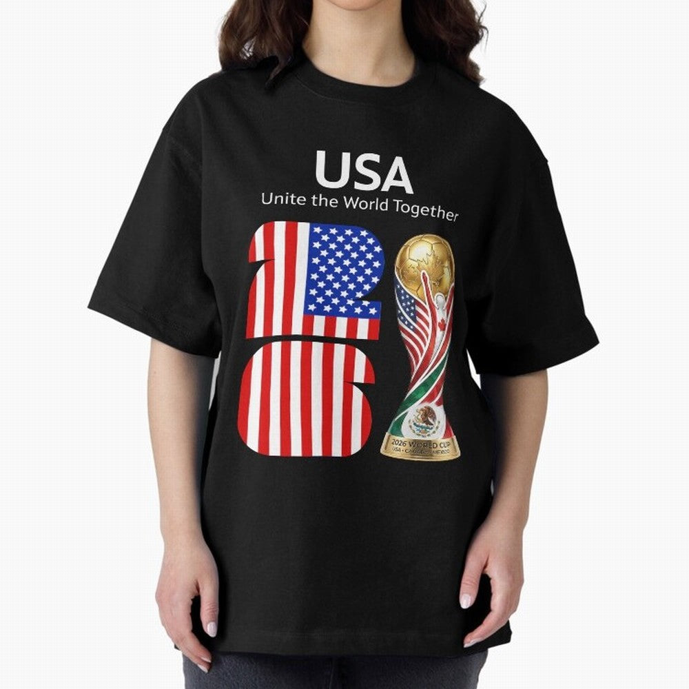World Cup 2026, IMG 021, USA 002 Classic T-Shirt Cheer through Every Moment of Global Football Passion for FIFA World Cup 2026 Group Stage, Inspired by Haaland, Brazil, Portugal and Argentina, Match Day Excitement, Supporter Culture, Golden Goals