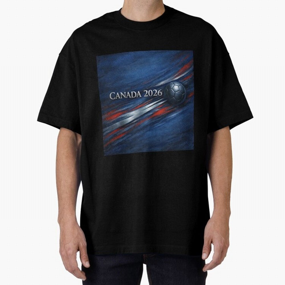 Canada 2026 Soccer Inspired Design Classic T-Shirt Carry FIFA World Cup 2026 USA Canada Mexico for Fans of Messi and Cristiano Ronaldo and England, France and Netherlands, Bringing Global Supporter Spirit, Legendary Goals, National Colors and
