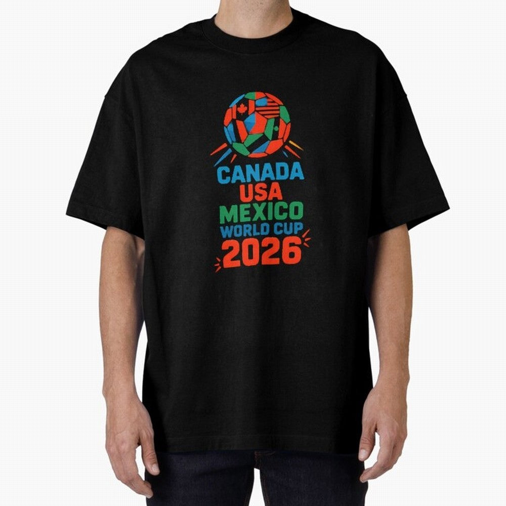 World Cup 2026 USA Canada Mexico ¡ª Retro Soccer Tournament Illustration Classic T-Shirt Join the Countdown to Match Day Hype around FIFA World Cup 2026, CR7, Spain, Supporter Pride, Iconic Celebrations, Legendary Names and Global Match Day Energy;