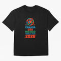 World Cup 2026 USA Canada Mexico ¡ª Retro Soccer Tournament Illustration Classic T-Shirt Join the Countdown to Match Day Hype around FIFA World Cup 2026, CR7, Spain, Supporter Pride, Iconic Celebrations, Legendary Names and Global Match Day Energy;