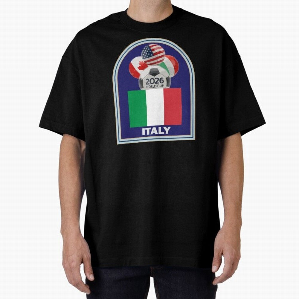 Italy 2026 Soccer T-shirt Classic T-Shirt Turn Every Weekend Toward FIFA World Cup 2026 Filled with Messi, Brazil Energy, Retro Football Energy, Iconic Rivalries, Trophy Chase Drama and Stadium Atmosphere; Ideal for Fans Who Follow Messi, Cristiano
