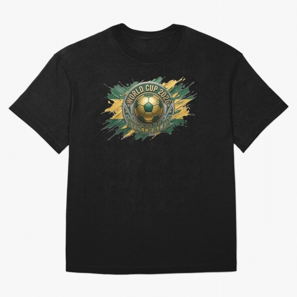 World Cup 2026 Australia Soccer Ball Paint Splash Classic T-Shirt Celebrate Football Dreams Across FIFA World Cup 2026 Built around Cristiano Ronaldo, Haaland and CR7, Brazil Energy, Vintage Soccer Flavor, Modern Football Stars, National Flags and