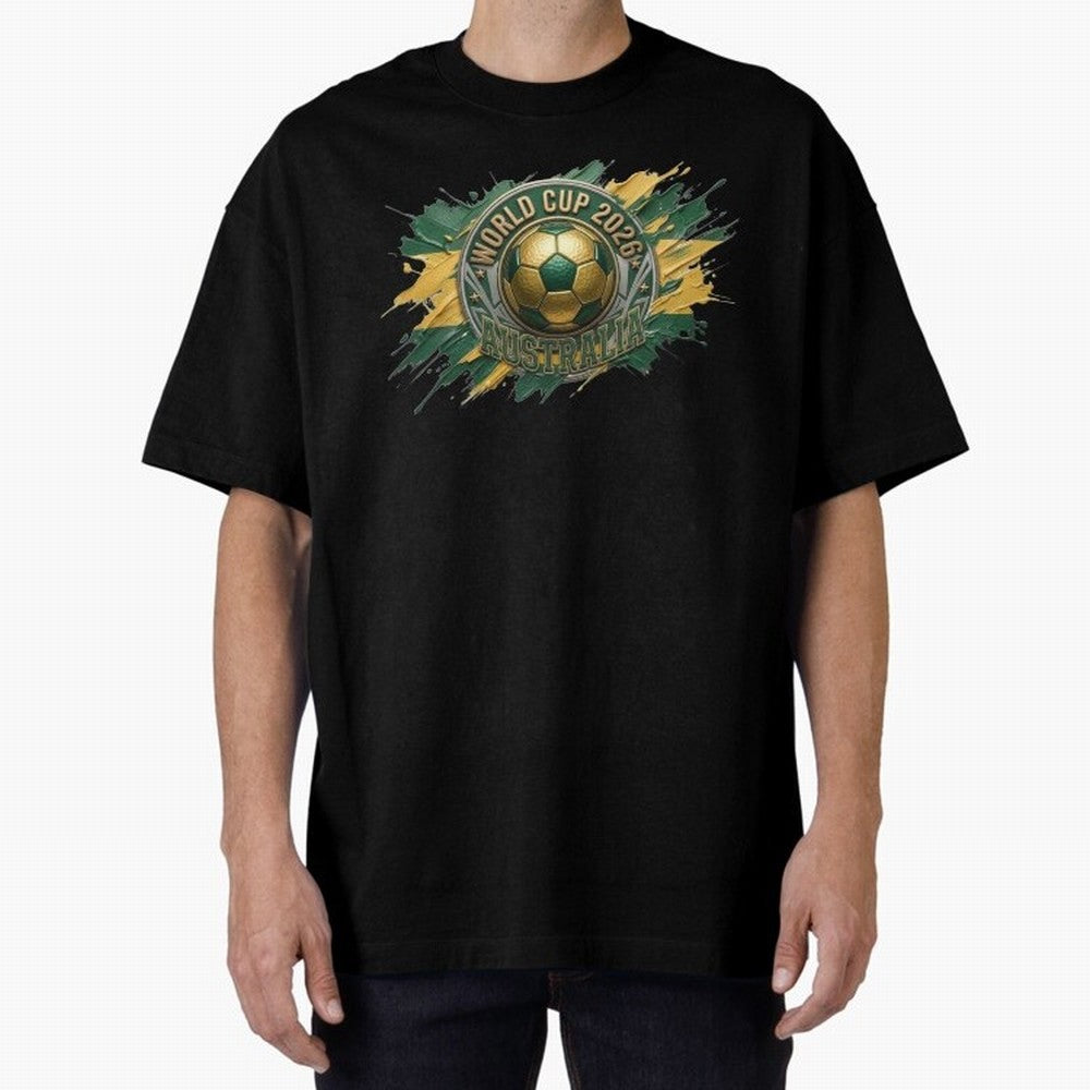 World Cup 2026 Australia Soccer Ball Paint Splash Classic T-Shirt Celebrate Football Dreams Across FIFA World Cup 2026 Built around Cristiano Ronaldo, Haaland and CR7, Brazil Energy, Vintage Soccer Flavor, Modern Football Stars, National Flags and