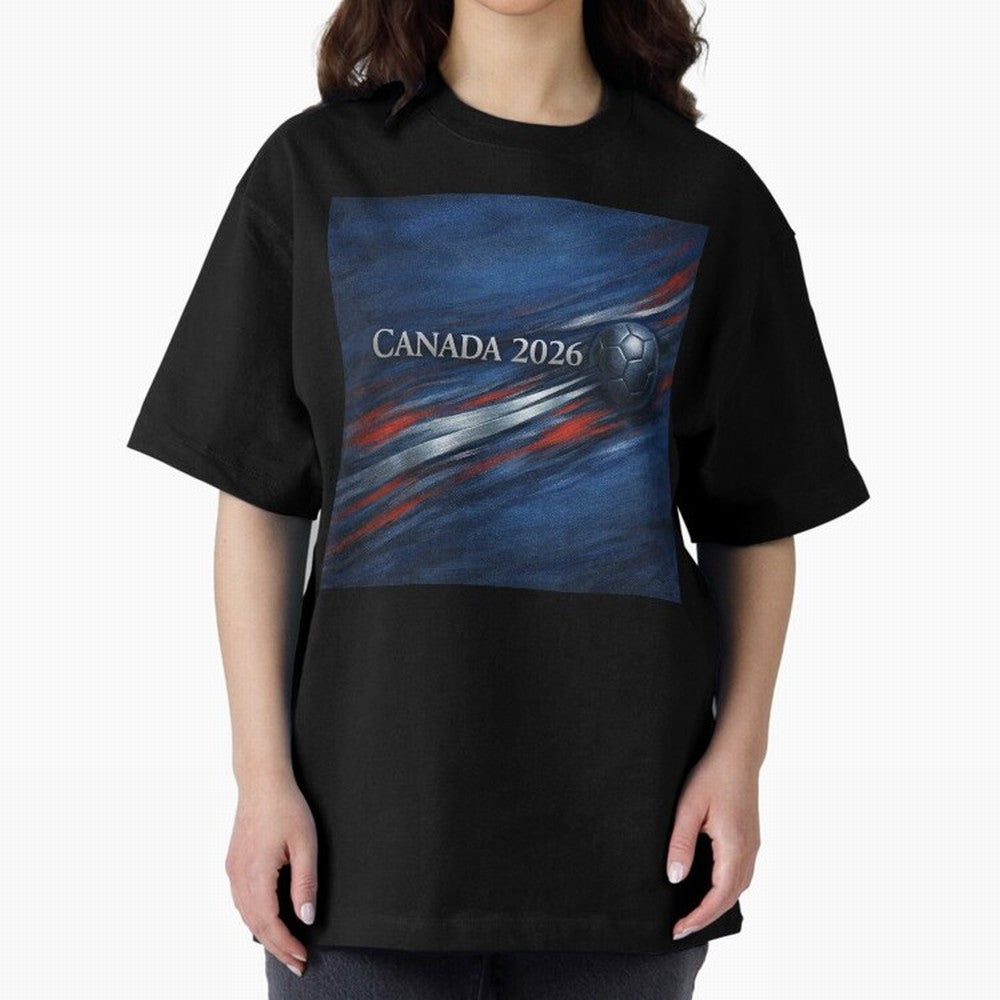 Canada 2026 Soccer Splash Classic T-Shirt Elevate FIFA World Cup 2026 USA Canada Mexico with Mbappe and Neymar, Portugal, Spain and Germany Energy, Game Day Rituals, Football Legends, Country Pride and the Road to the Final; Created for Match Day