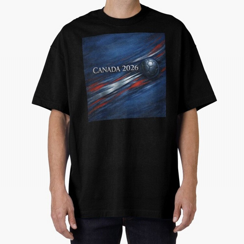 Canada 2026 Soccer Splash Classic T-Shirt Elevate FIFA World Cup 2026 USA Canada Mexico with Mbappe and Neymar, Portugal, Spain and Germany Energy, Game Day Rituals, Football Legends, Country Pride and the Road to the Final; Created for Match Day