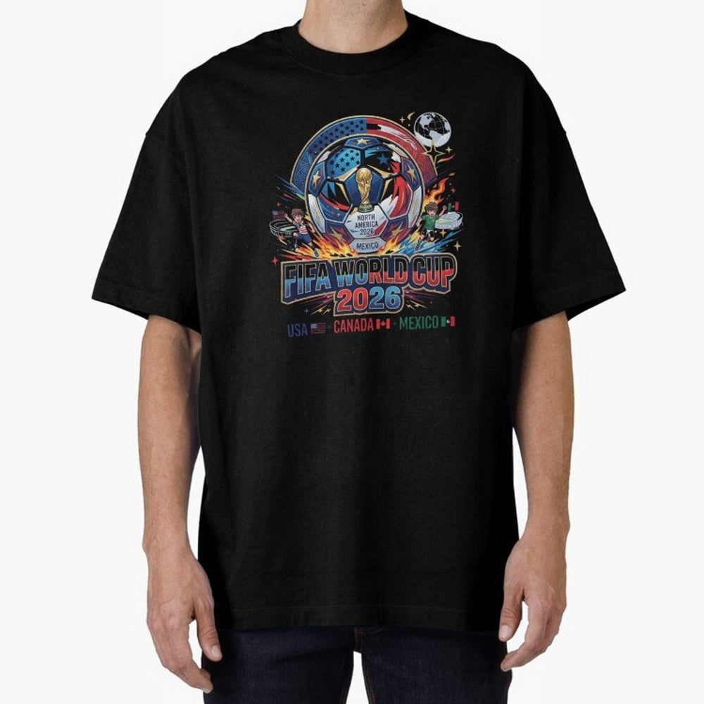 FIFA World Cup 2026 North America - USA Canada Mexico Soccer Classic T-Shirt Show Your Tournament Heart for Match Day Hype around FIFA World Cup 2026 Group Stage, Mbappe, England and Germany, Classic Soccer Heritage, Championship Pressure, Fan