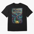 Los Angeles Home of the World Cup 2026 Soccer Fan ¡ª Moody Jewel Art Print Classic T-Shirt Honor the Football Icons of FIFA World Cup 2026 USA Canada Mexico for Fans of Messi, Neymar and Mbappe and Portugal, Bringing Football Festival Excitement,